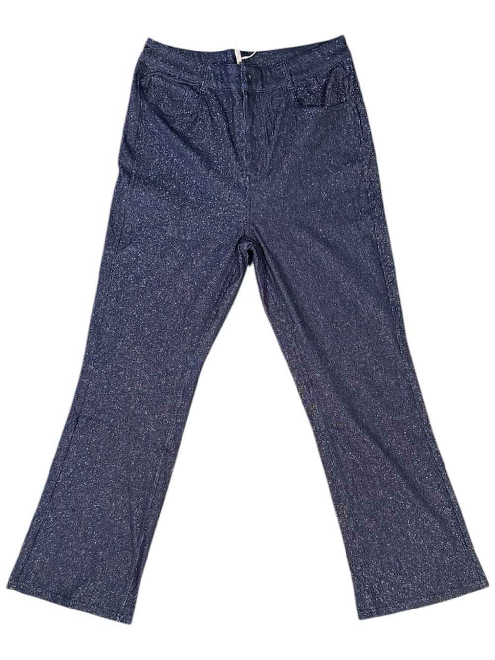 HALARA Navy Sparkle Boot Cut Pants